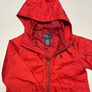 Polo Ralph Lauren Red Windbreaker Jacket Toddler Size 24M